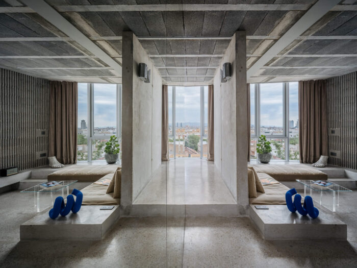 Brutalist Apartment, Barcelona