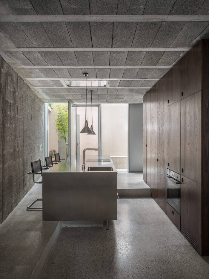 Brutalist Apartment, Barcelona